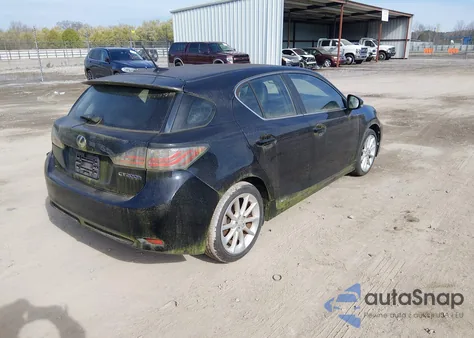 2012 Lexus Ct 200H Premium from USA, damaged, VIN JTHKD5BH3C2063615